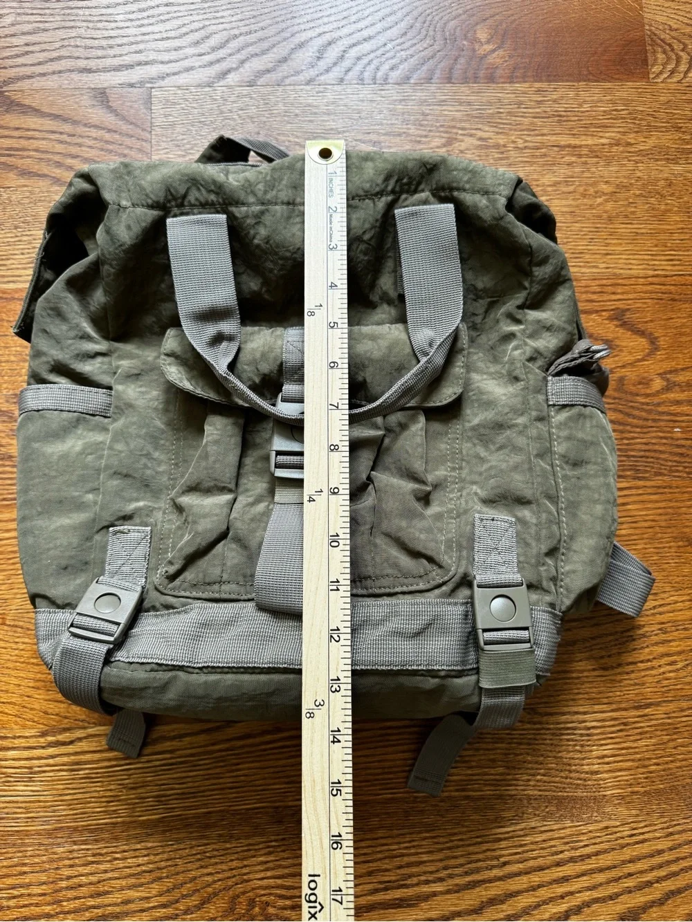 Tommy Bahama Men’s Olive Green Utility Backpack Travel Cargo Military Style
